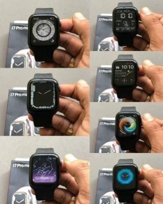 i7 Pro Max Full Screen Smart Watch Series 7 Smartwatch (Black Strap, 44 MM)